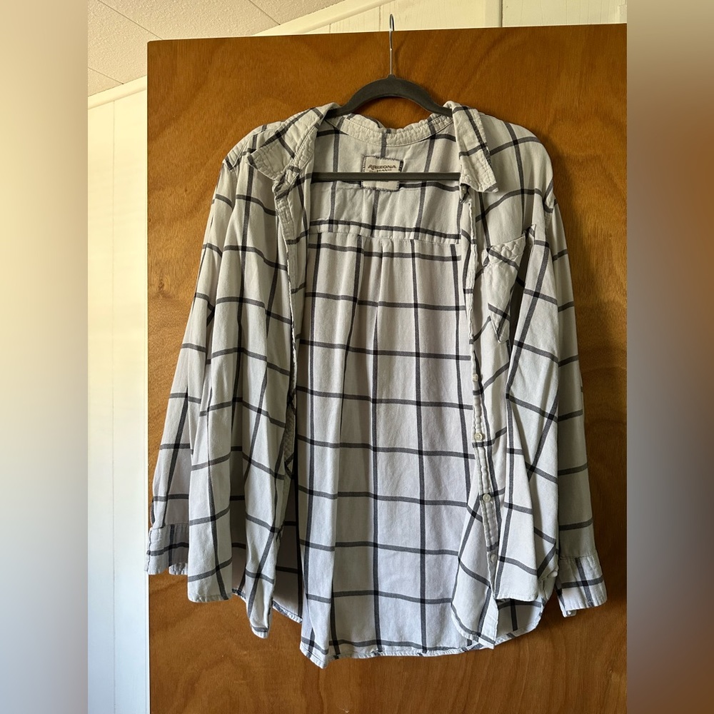 Black and white flannel.